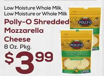 DeCicco & Sons Polly-O Shredded Mozzarella Cheese offer