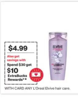 CVS L'Oreal Elvive hair care offer