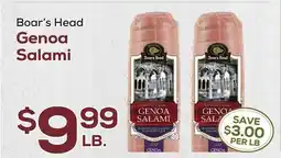 DeCicco & Sons Boar's Head Genoa Salami offer