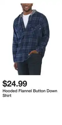 TJ Maxx Hooded Flannel Button Down Shirt offer