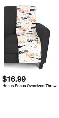 TJ Maxx Hocus Pocus Oversized Throw offer