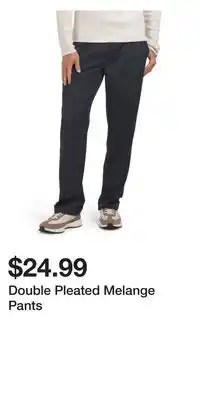 TJ Maxx Double Pleated Melange Pants offer