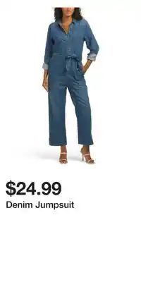 TJ Maxx Denim Jumpsuit offer