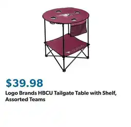 Sam's Club Logo Brands HBCU Tailgate Table with Shelf, Assorted Teams offer