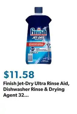 Sam's Club Finish Jet-Dry Ultra Rinse Aid, Dishwasher Rinse & Drying Agent 32 fl. oz offer