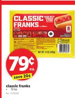 Lidl classic franks offer