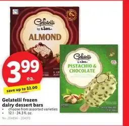 Lidl Gelatelli frozen dairy dessert bars offer