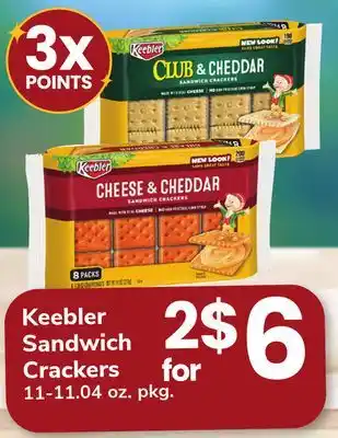 ACME Keebler Sandwich Crackers offer