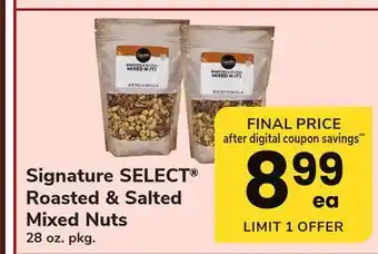 ACME Signature SELECT Roasted & Salted Mixed Nuts offer