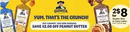 ACME Quaker Rice or Corn Cakes offer