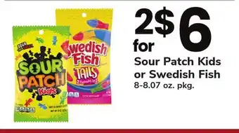 ACME Sour Patch Kids or Swedish Fish offer
