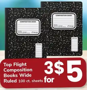 ACME Top Flight Composition Books offer