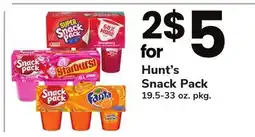 ACME Hunt's Snack Pack offer