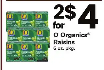 ACME O Organics Raisins offer