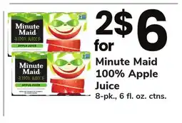 ACME Minute Maid 100% Apple Juice offer