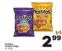 Weis Markets Tostitos Tortilla Chips offer