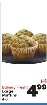 Weis Markets Large Muffins offer
