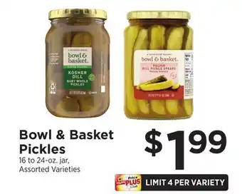 ShopRite Bowl & Basket Pickles offer