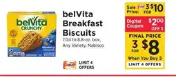 ShopRite belVita Breakfast Biscuits offer
