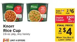 ShopRite Rice Cup offer