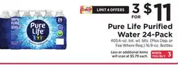 ShopRite Purified Water 24-Pack offer