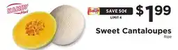 ShopRite Sweet Cantaloupes offer