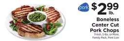 ShopRite Boneless Center Cut Pork Chops offer