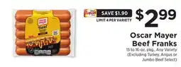 ShopRite Beef Franks offer