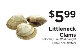 ShopRite Littleneck Clams offer