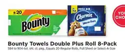 ShopRite Towels Double Plus Roll offer