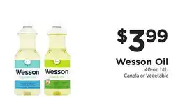 ShopRite Wesson Oil offer