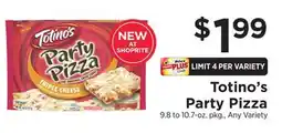 ShopRite Party Pizza offer