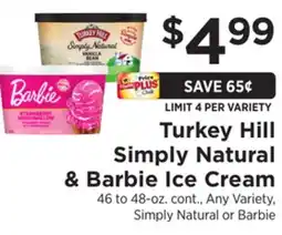 ShopRite Simply Natural & Ice Cream offer