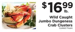 ShopRite Wild Caught Jumbo Dungeness Crab Clusters offer
