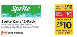 ShopRite Cans 12-Pack offer