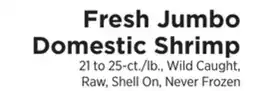 ShopRite Fresh Jumbo Domestic Shrimp offer