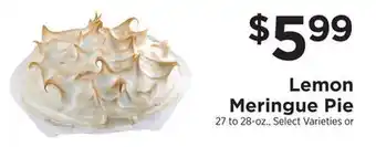 ShopRite Lemon Meringue Pie offer