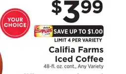 ShopRite Iced Coffee offer