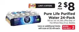 ShopRite Purified Water 24-Pack offer