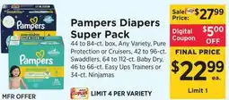 ShopRite Diapers Super Pack offer