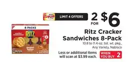 ShopRite Cracker Sandwiches 8-Pack offer