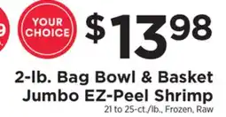 ShopRite 2-lb. Bag Jumbo EZ-Peel Shrimp offer