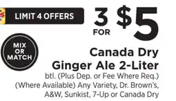 ShopRite Ginger Ale offer