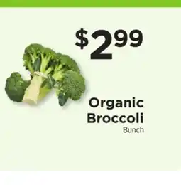 ShopRite Organic Broccoli offer