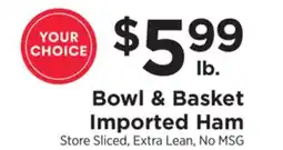 ShopRite Imported Ham offer