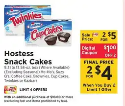 ShopRite Snack Cakes offer