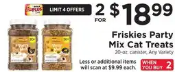ShopRite Party Mix Cat Treats offer