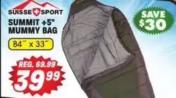 Big 5 Suisse Sport Summit +5° Mummy Bag offer