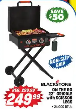 Big 5 Blackstone On The Go 22 Griddle with Scissor Legs offer