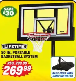 Big 5 Lifetime 50 Portable Basketball Hoop offer